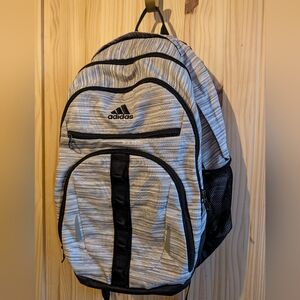 Adidas Striped Gray Backpack